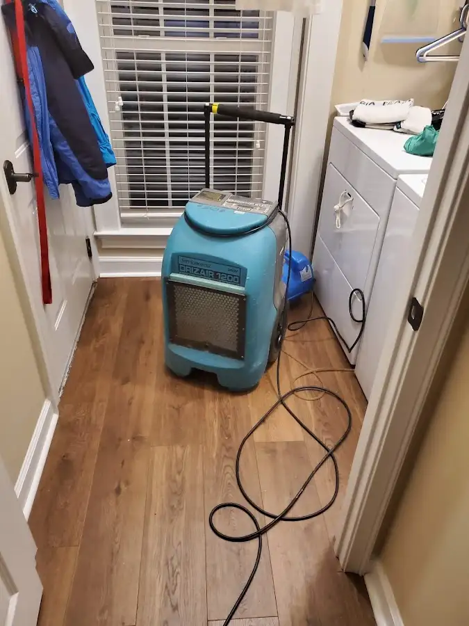 Commercial dehumidifier deployed for Flood Damage Cleanup in Incline Village