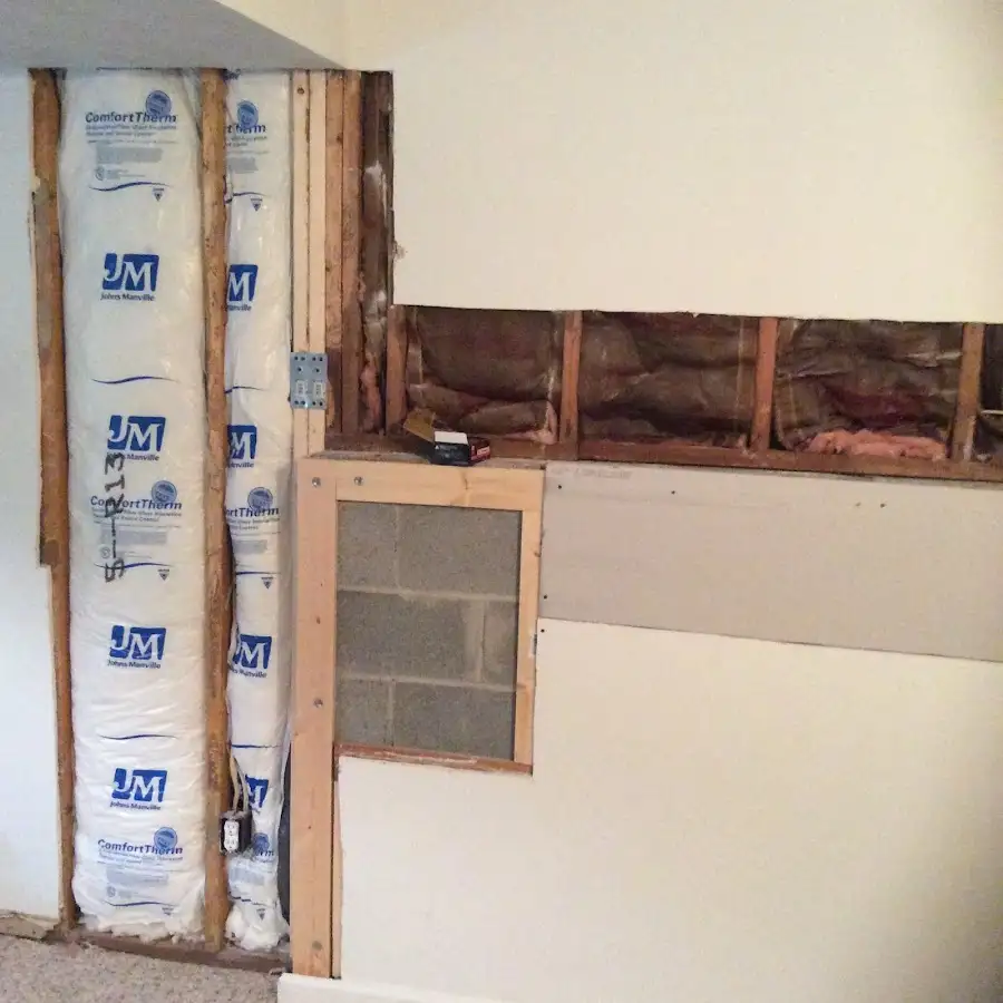 Wall insulation replacement during Structural Drying in Incline Village